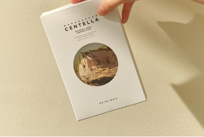 SKIN1004 - Madagascar Centella Watergel Sheet Ampoule Mask - Nyugtató és Regeneráló Hidrogél Maszk