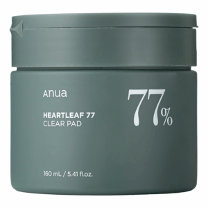 Anua - Heartleaf 77% Clear Pad - Bőrnyugtató Tonizáló Arckorongok, ezüst szirtőr kivonattal termék kiszerelése